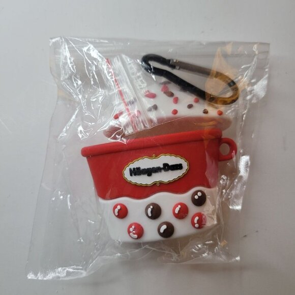 Airpods 1 2 Case Cover Ice Cream Häagen-Dazs Novelty Character - Picture 6 of 6